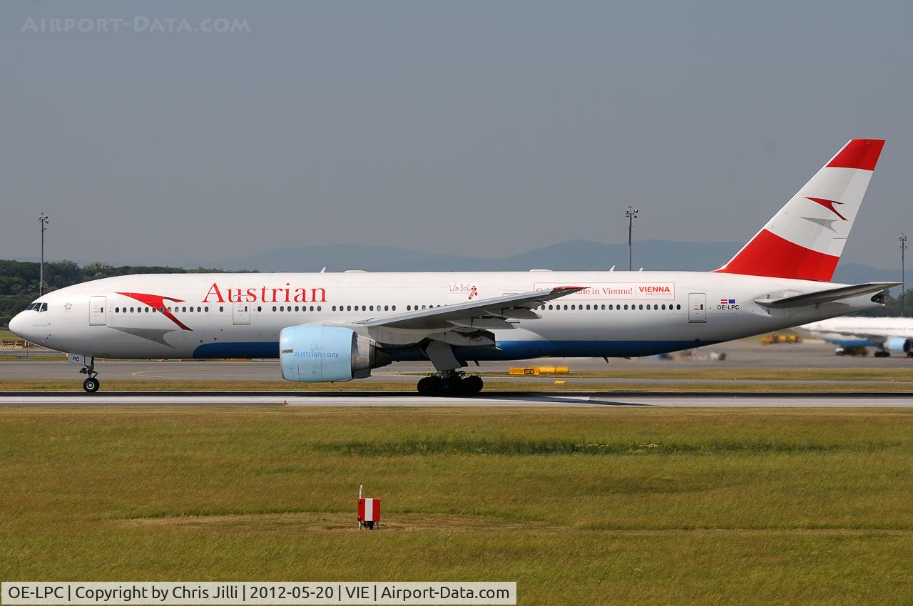 OE-LPC, 2002 Boeing 777-2Z9/ER C/N 29313, Austrian Airlines