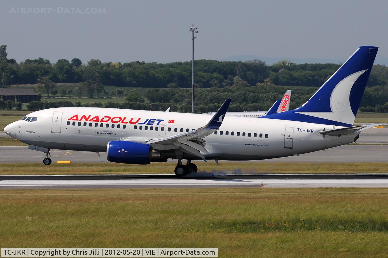 TC-JKR, 2007 Boeing 737-7GL C/N 34760, Anadolu Jet