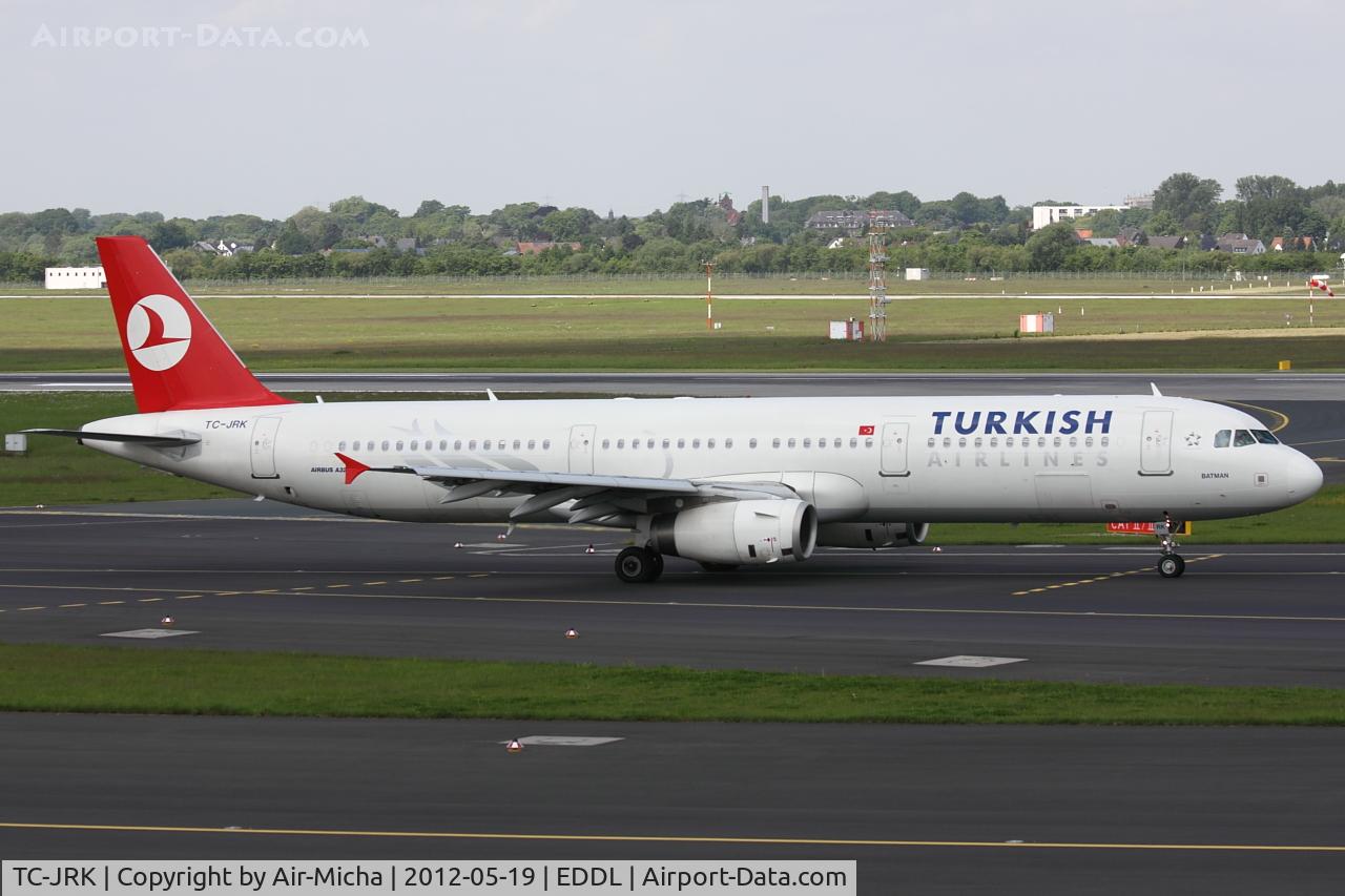 TC-JRK, 2008 Airbus A321-231 C/N 3525, Turkish Airlines, Airbus A321-231, CN: 3525, Name: Batman