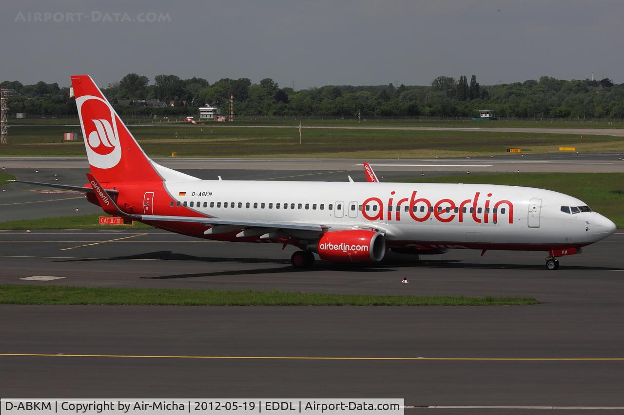 D-ABKM, 2010 Boeing 737-86J C/N 37755, Air Berlin, Boeing 737-86J (WL), CN: 37755/3349