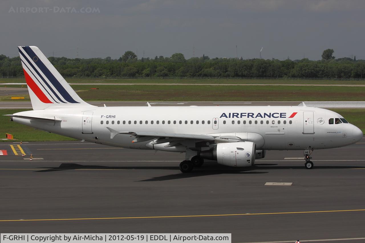 F-GRHI, 2000 Airbus A319-111 C/N 1169, Air France, Airbus A319-111, CN: 1169