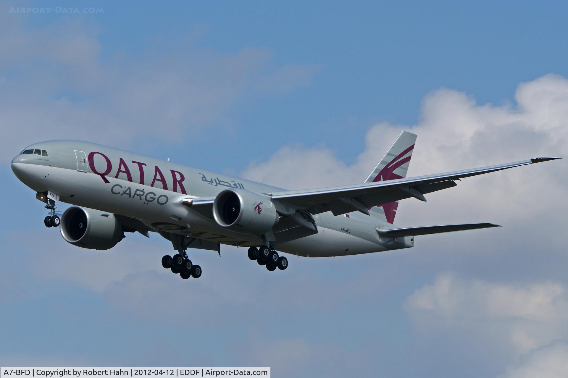 A7-BFD, 2012 Boeing 777-FDZ C/N 41427, Qatar Airways Cargo