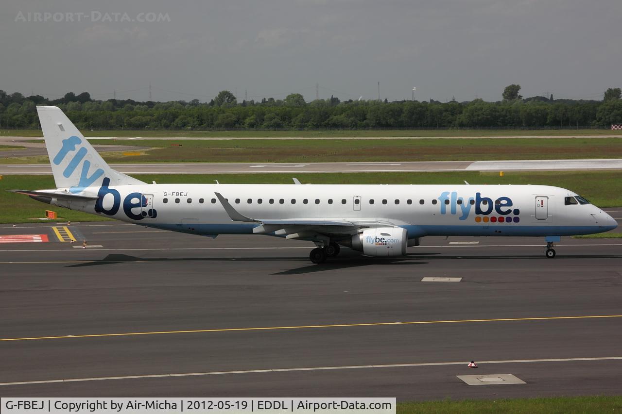 G-FBEJ, 2007 Embraer 195LR (ERJ-190-200LR) C/N 19000155, Flybe, Embraer ERJ 190-200 LR, CN: 19000155
