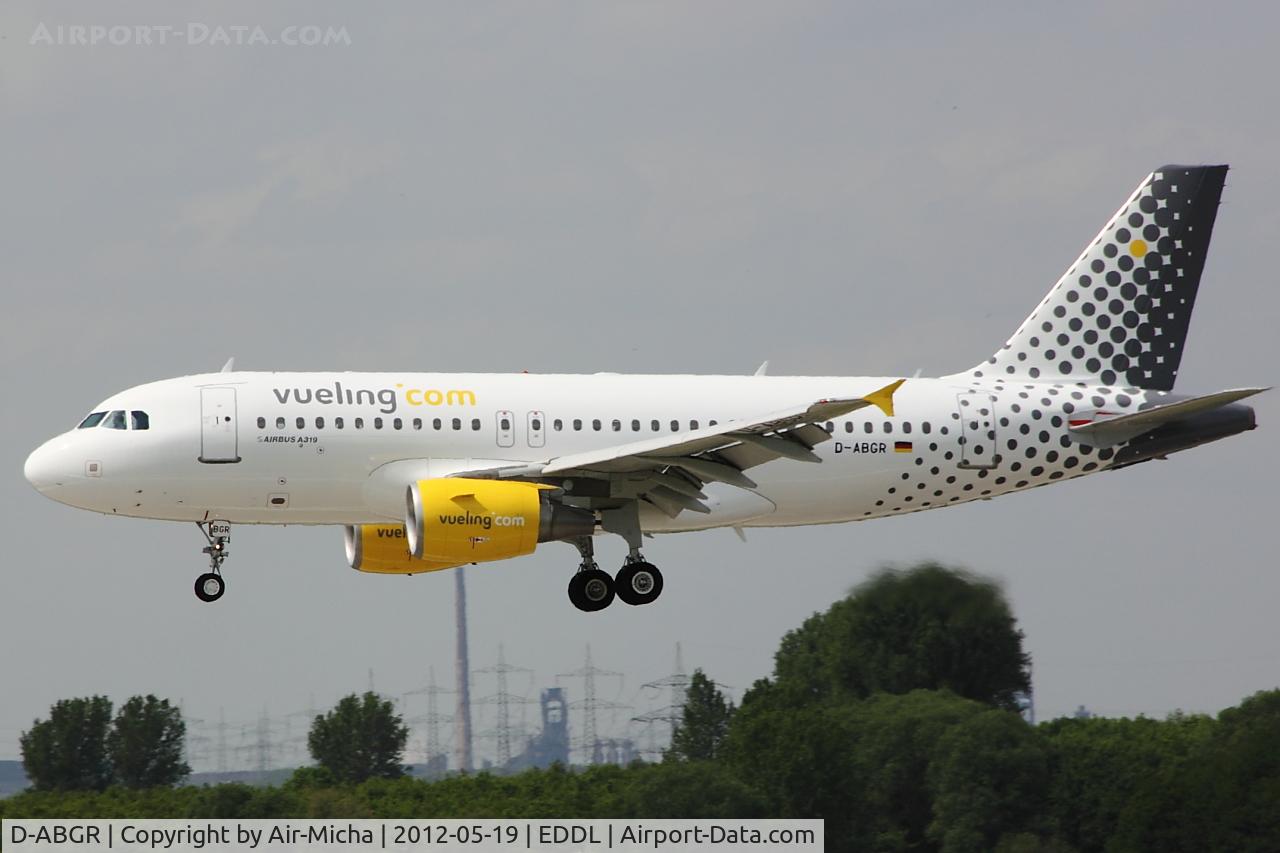 D-ABGR, 2008 Airbus A319-112 C/N 3704, New colors from the new owner of Vueling Airlines!