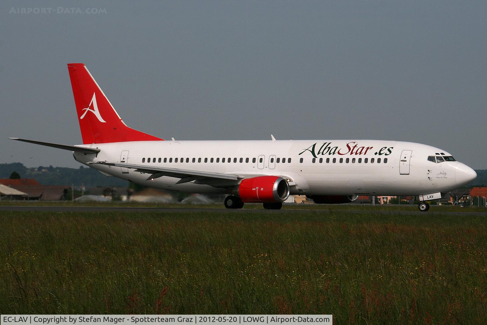 EC-LAV, 1989 Boeing 737-408 C/N 24352, Alba Star B734 @GRZ