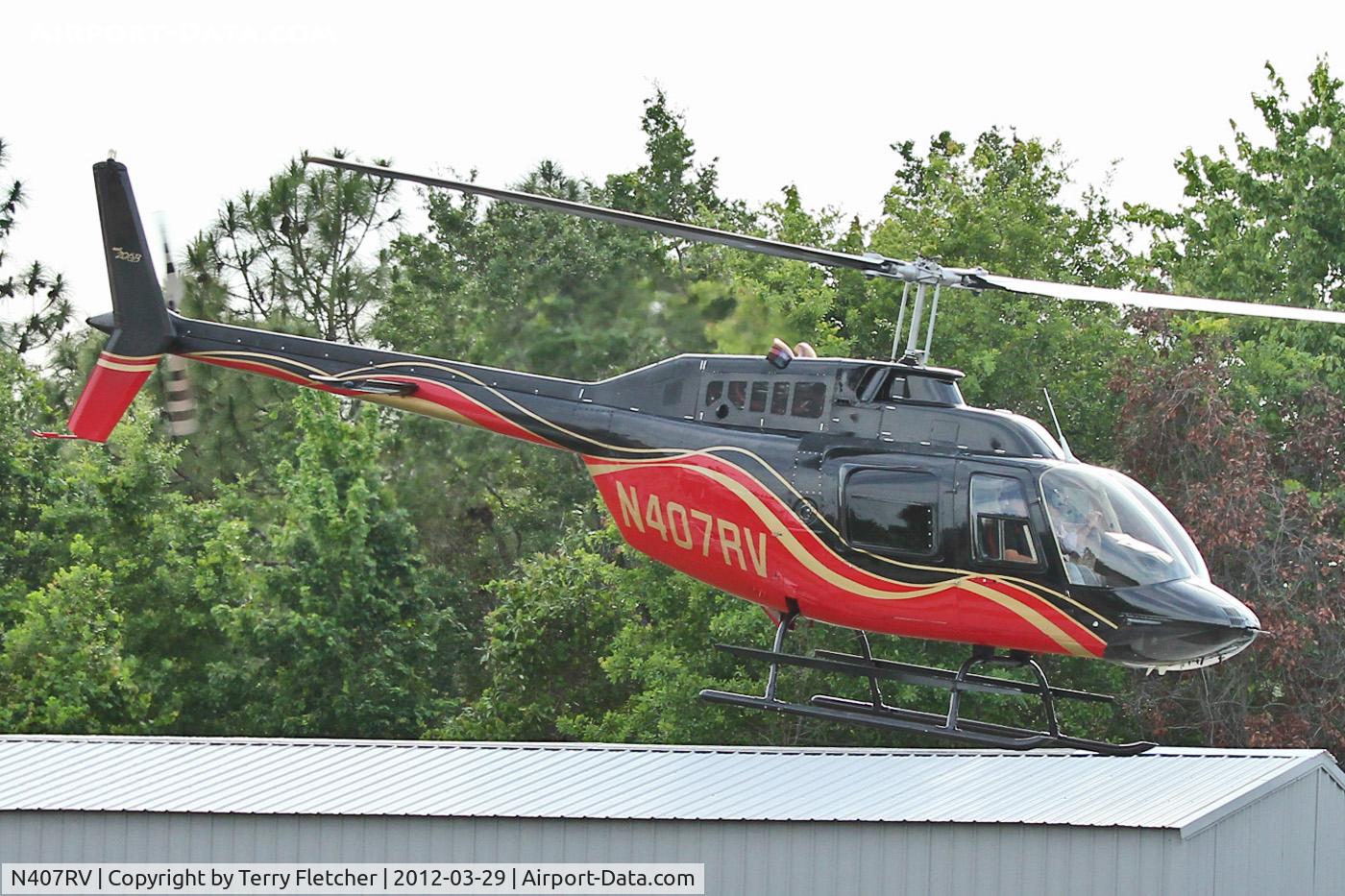 N407RV, Bell 206B C/N 3621, At Celebtation , Kissimmee Florida
