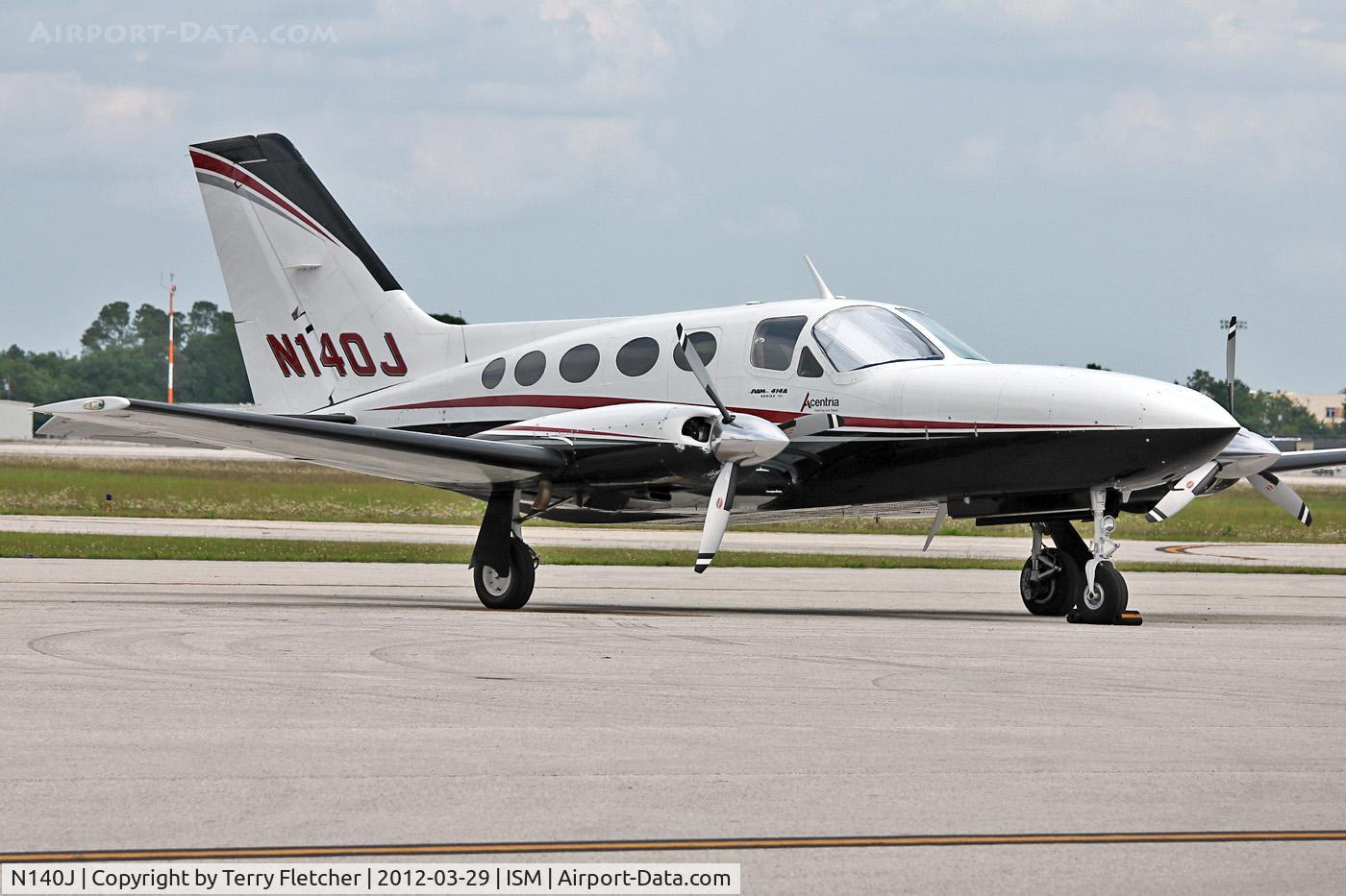 N140J, 1981 Cessna 414A Chancellor C/N 414A0650, At Kissimee Gateway
