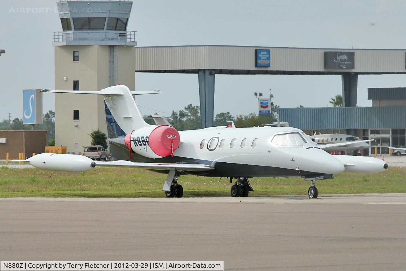 N880Z, Gates Learjet Corp. 35A C/N 591, At Kissimmee Gateway