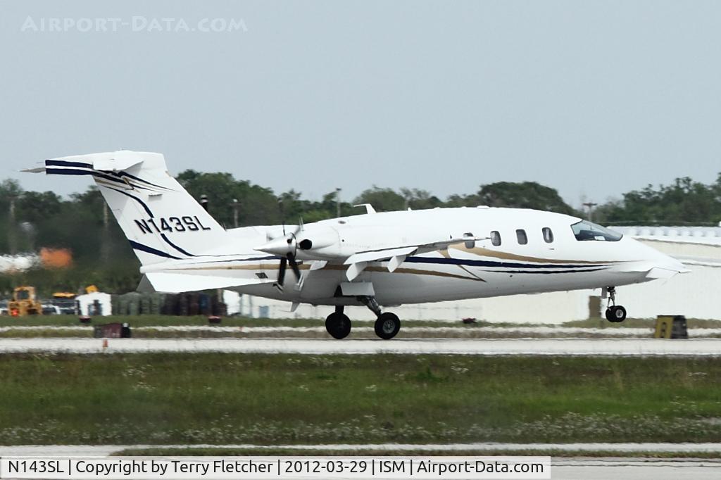 N143SL, 2005 Piaggio P-180 Avanti II C/N 1109, At Kissimmee Gateway