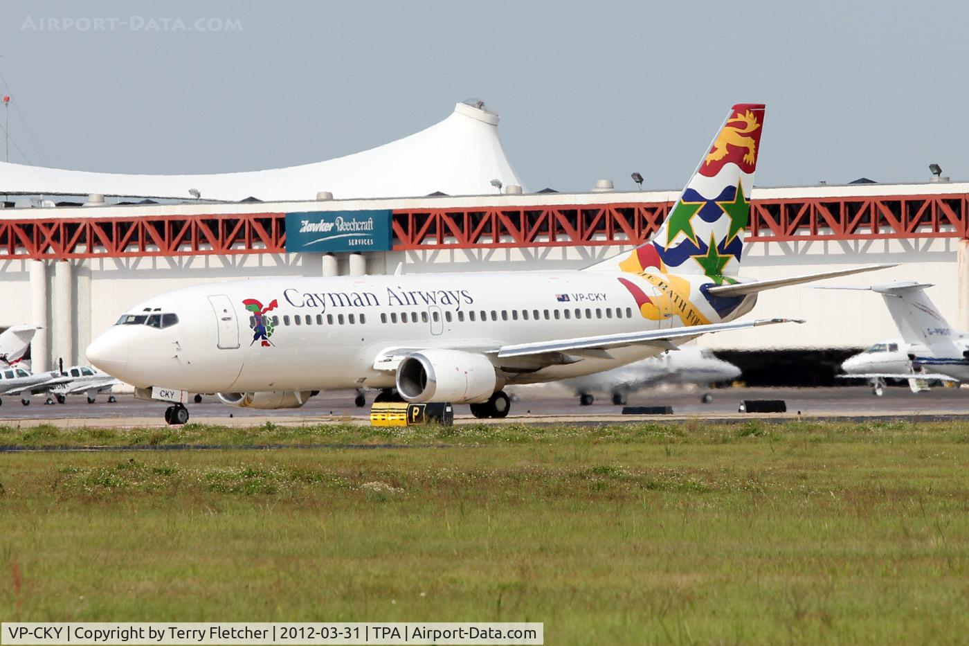 VP-CKY, 1992 Boeing 737-3Q8 C/N 26282, At Tampa Int