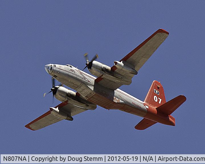 N807NA, 1954 Lockheed P2V-5F Neptune C/N 426-5305, Working Gladiator Fire in Prescott Arizona. 5/19/2012