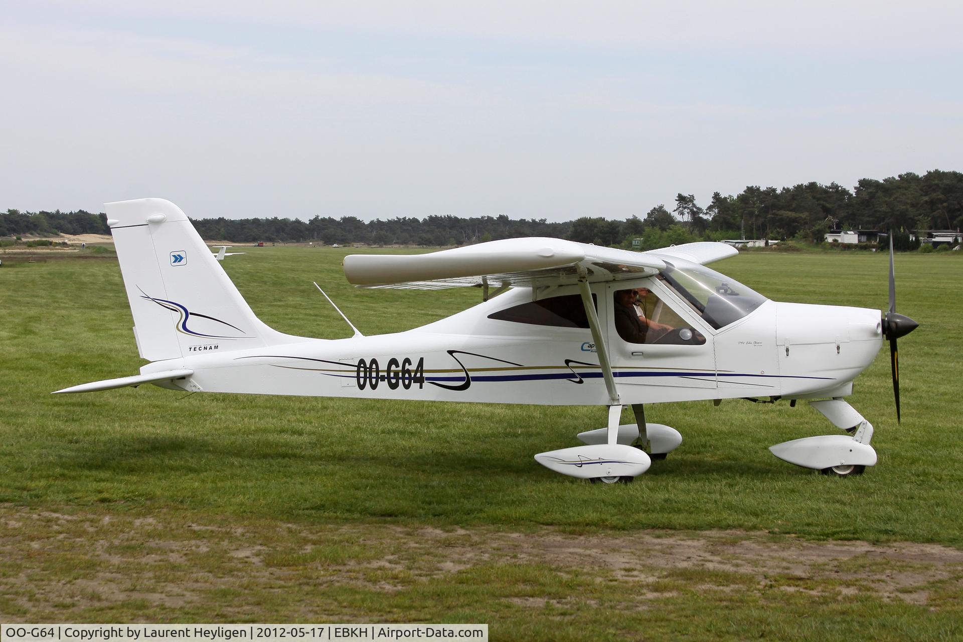 OO-G64, 2010 Tecnam P-92 Echo C/N 1350, Prior to take-off