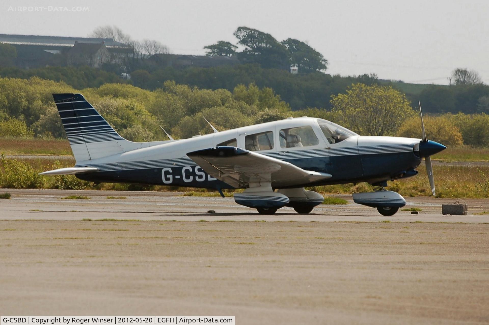 G-CSBD, 1981 Piper PA-28-236 Dakota C/N 28-8211019, Visiting Piper Dakota.