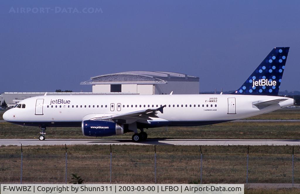 F-WWBZ, 2003 Airbus A320-232 C/N 2020, C/n 2020 - To be N564JB