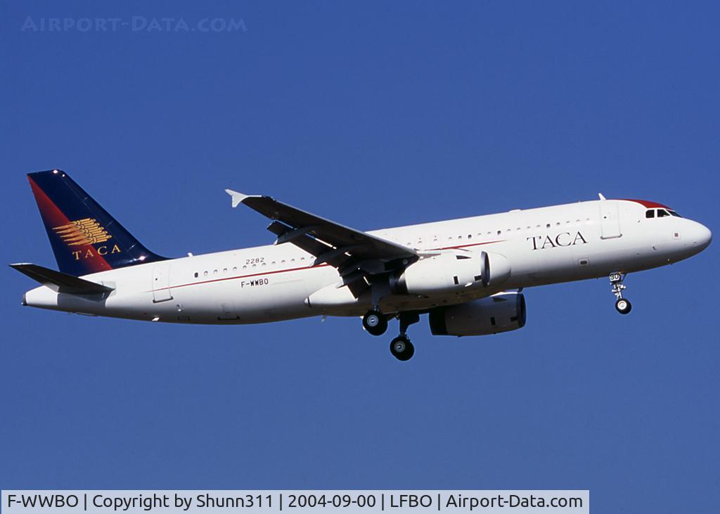 F-WWBO, 2004 Airbus A320-233 C/N 2282, C/n 2282 - To be N490TA