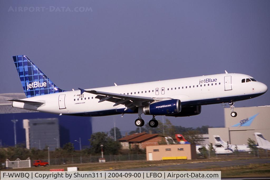 F-WWBQ, 2004 Airbus A320-232 C/N 2284, C/n 2284 - To be N594JB