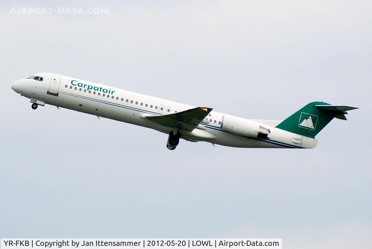 YR-FKB, 1991 Fokker 100 (F-28-0100) C/N 11369, YR-FKB @ LOWL