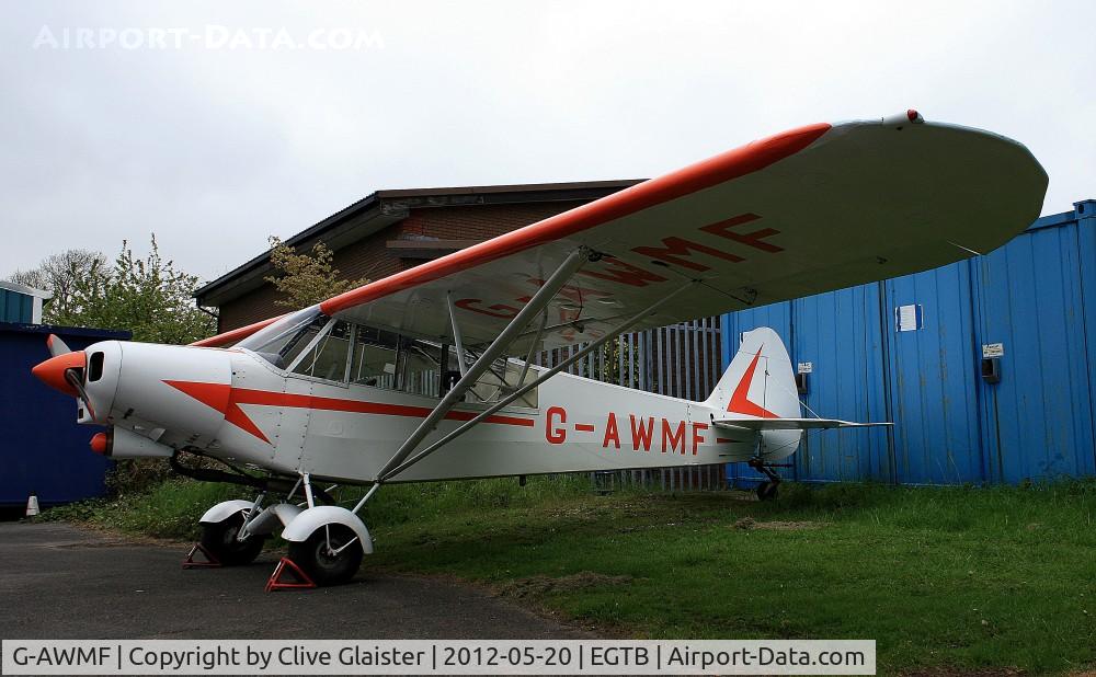 G-AWMF, 1968 Piper PA-18-150 Super Cub C/N 18-8674, Ex: N4356Z > G-AWMF - Originally owned to, Rimmer Aviation Ltd in July 1968 & currently with, Booker Gliding Club Ltd since October 1988