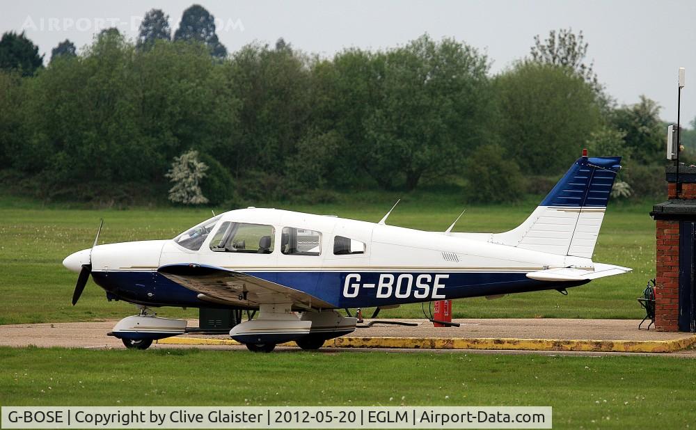 G-BOSE, 1985 Piper PA-28-181 Cherokee Archer II C/N 28-8590007, Ex: N143AV > G-BOSE - Originally owned to, Klingair Ltd in May 1988 & currently in private hands.