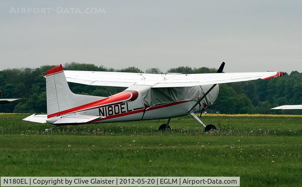 N180EL, 1980 Cessna 180K Skywagon C/N 18053121, Ex: N2895K > G-BOIA > N180EL Originally in private hands in March 1988 as G-BOIA and currently with, 4Media Ltd since March 2011 as N180EL 