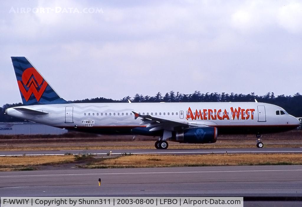 F-WWIY, 2003 Airbus A320-232 C/N 2077, C/n 2077 - To be N671AW