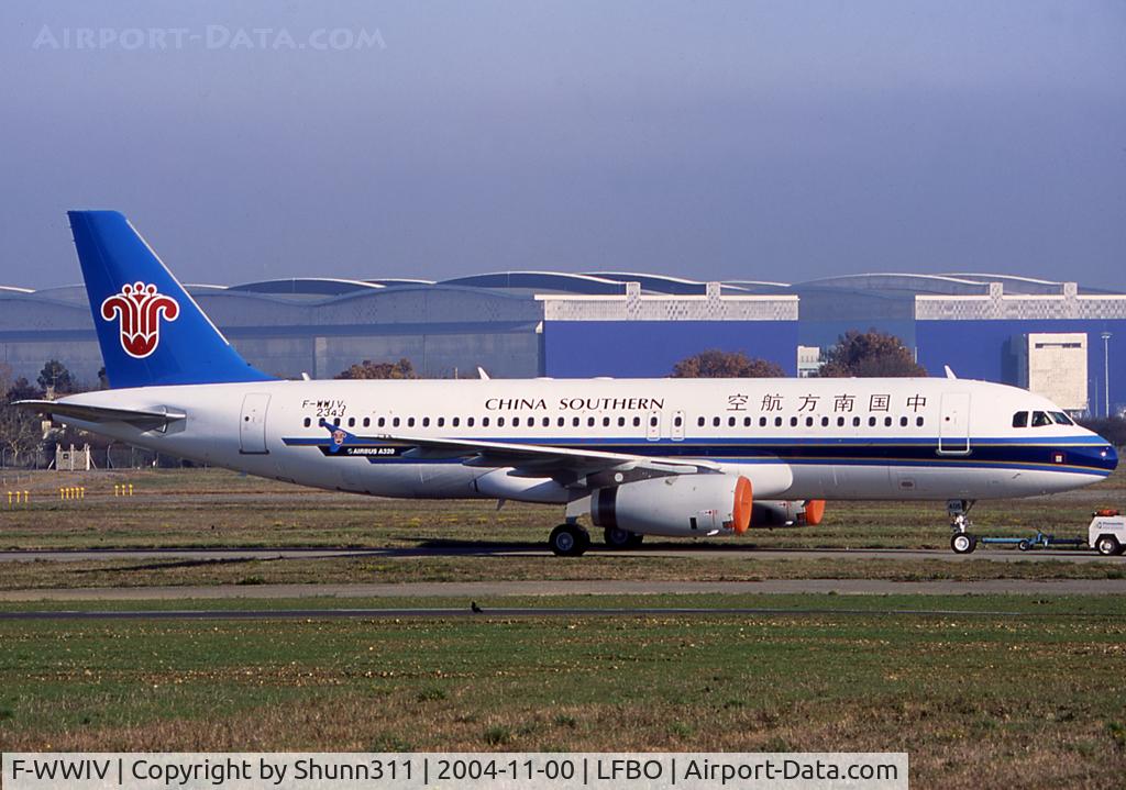 F-WWIV, 2004 Airbus A320-232 C/N 2343, C/n 2343 - To be B-2405