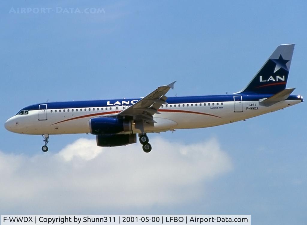 F-WWDX, 2001 Airbus A320-233 C/N 1491, C/n 1491 - To be CC-COG