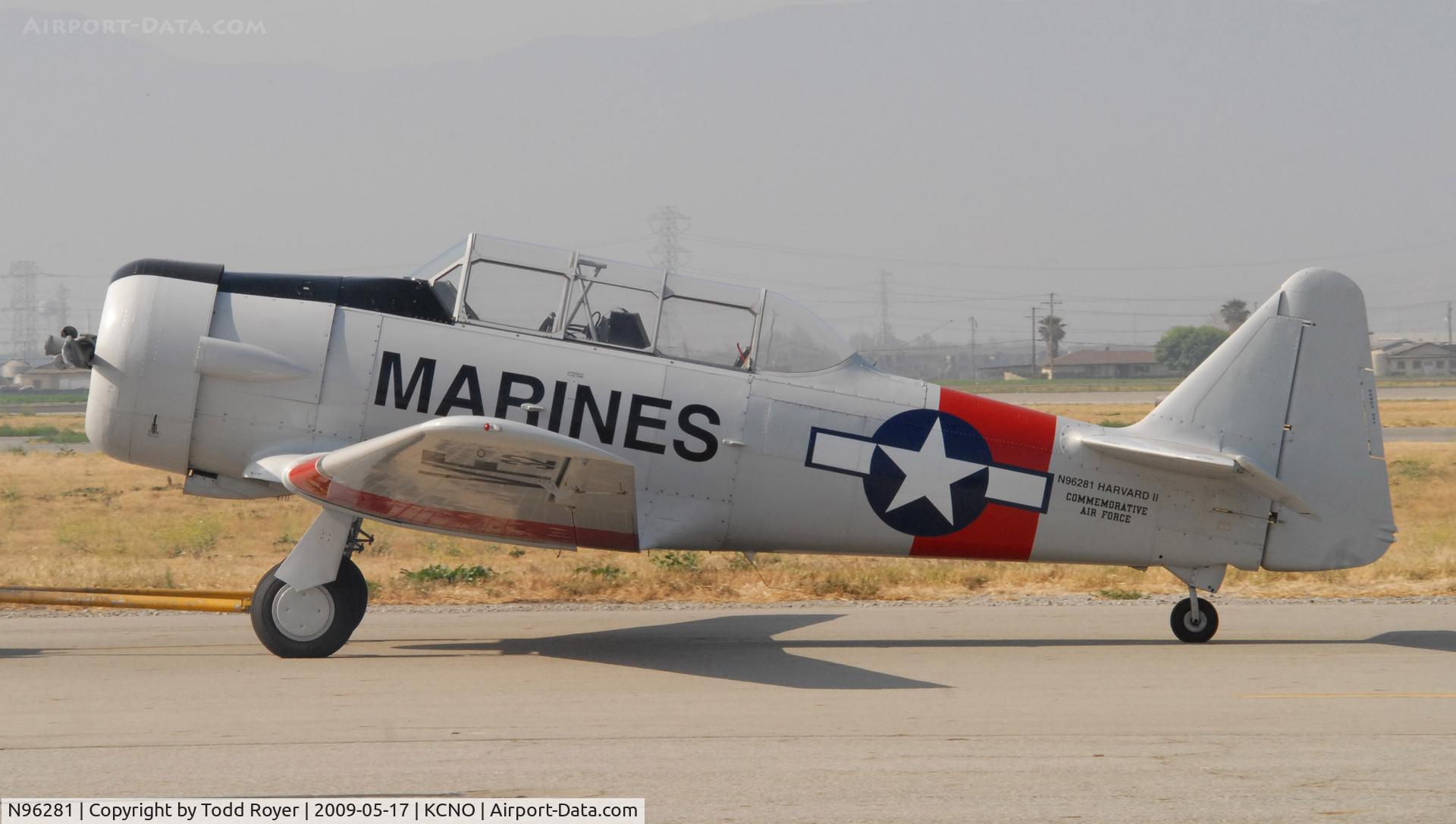 N96281, 1976 North American AT-6C Harvard IIA C/N 3832, Chino Airshow 2009