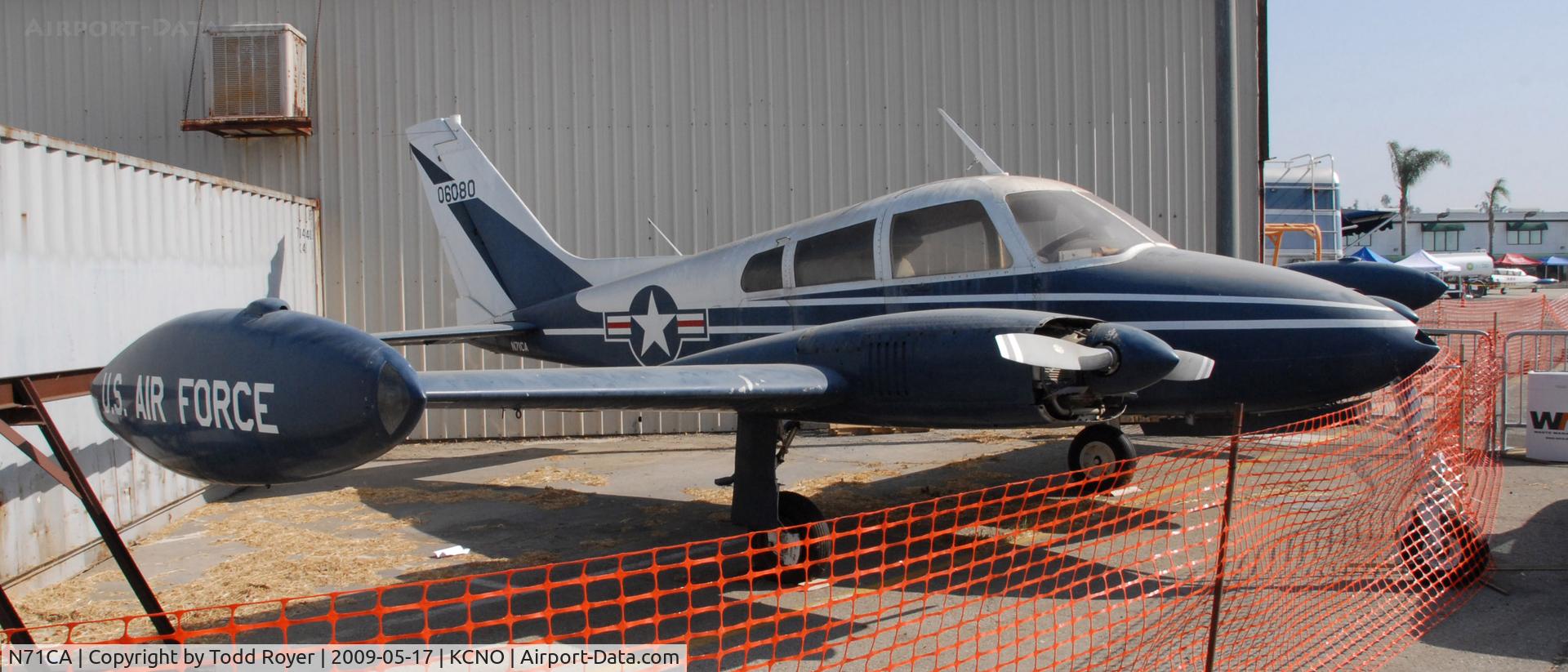 N71CA, Cessna U-3B (310M) C/N 310M-0035, Parked at Chino