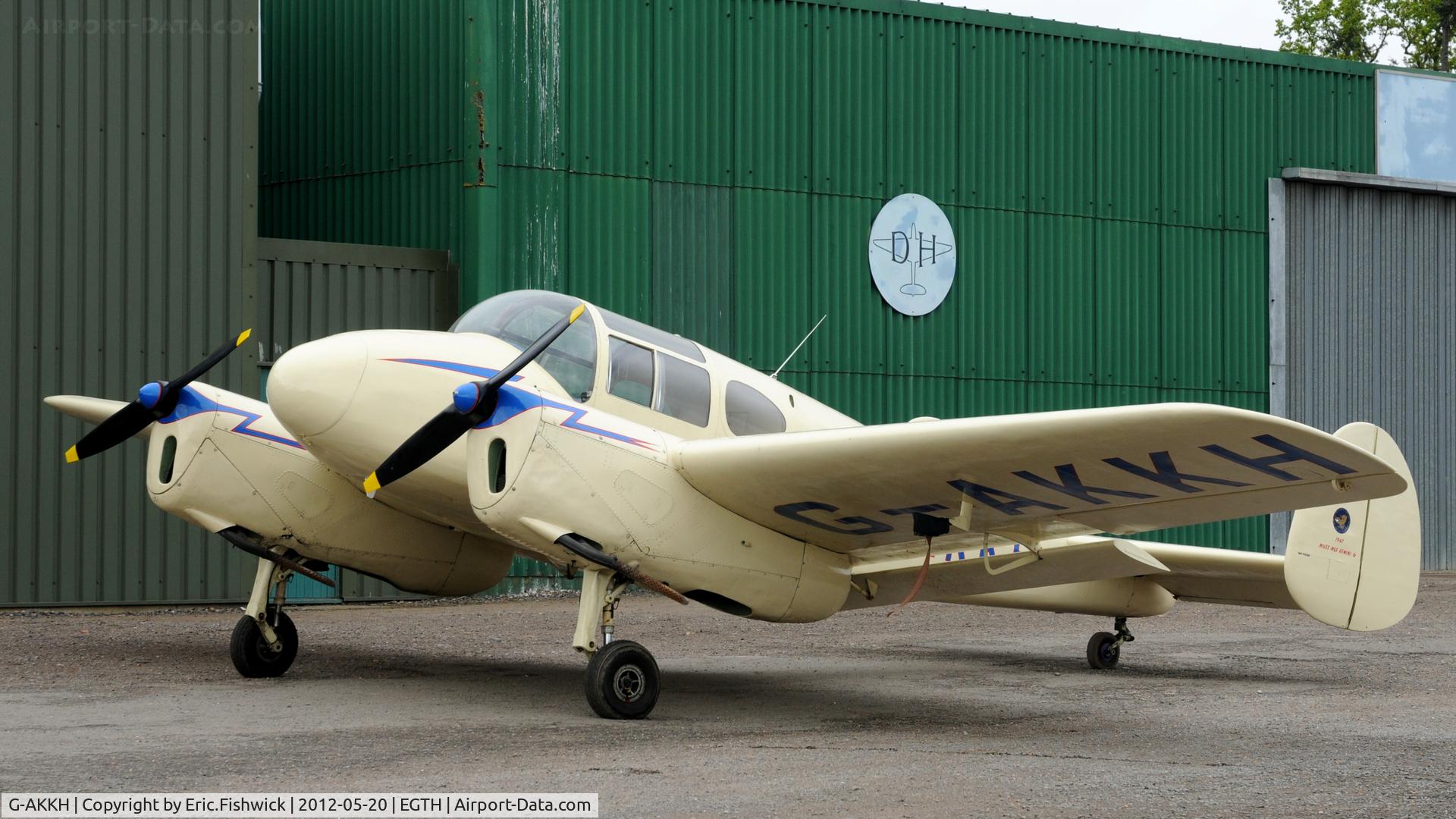 G-AKKH, 1947 Miles M65 Gemini 1A C/N 6479, 5. G-AKKH at Shuttleworth (Old Warden) Aerodrome.