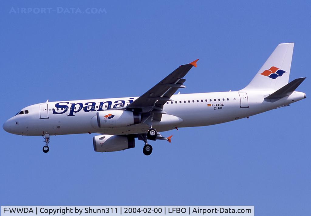 F-WWDA, 2004 Airbus A320-232 C/N 2168, C/n 2168 - To be EC-IVG