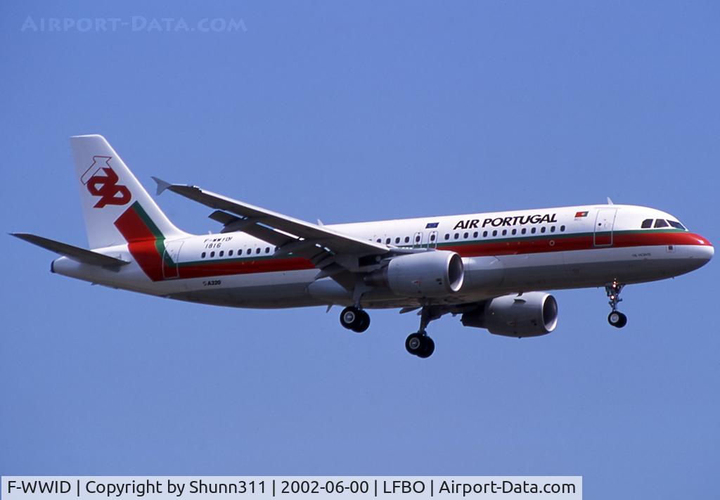 F-WWID, 2002 Airbus A320-214 C/N 1816, C/n 1816 - To be CS-TNN