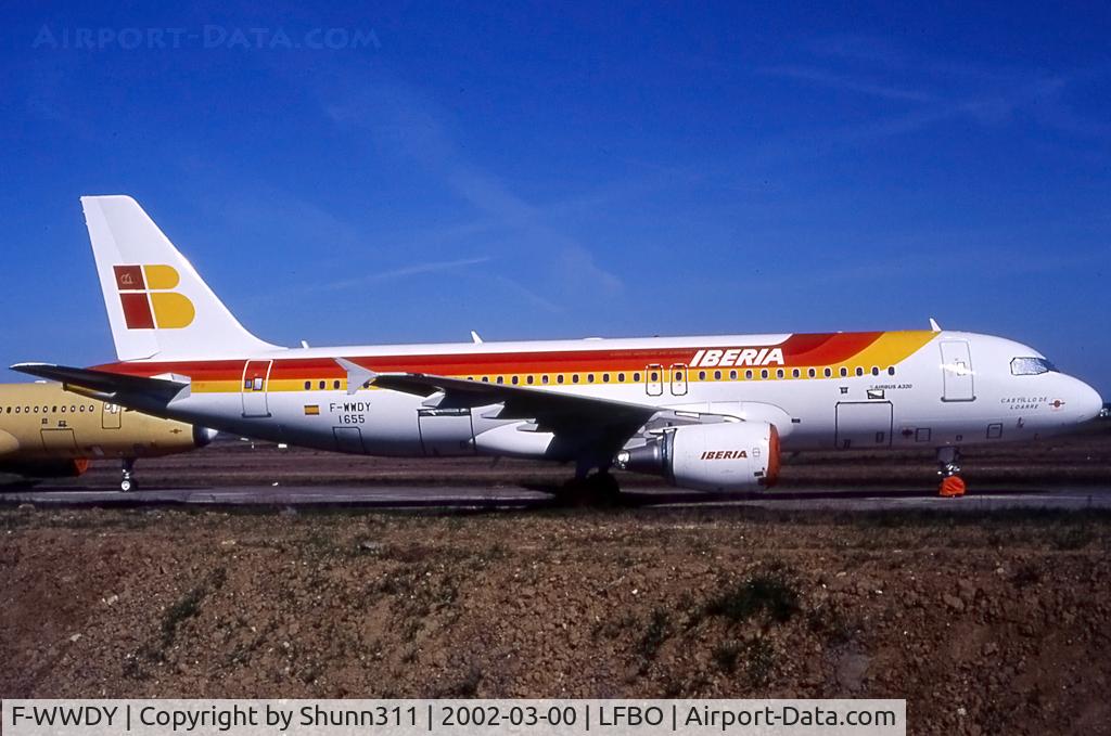 F-WWDY, 2001 Airbus A320-214 C/N 1655, C/n 1655 - To be EC-IEF