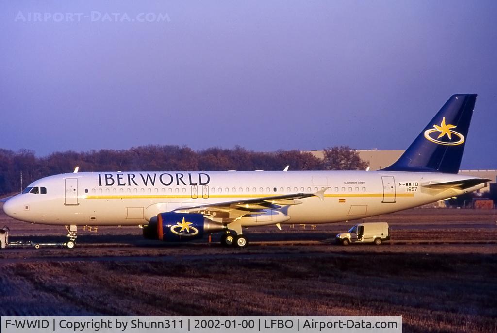 F-WWID, 2001 Airbus A320-214 C/N 1657, C/n 1657 - To be EC-ICK