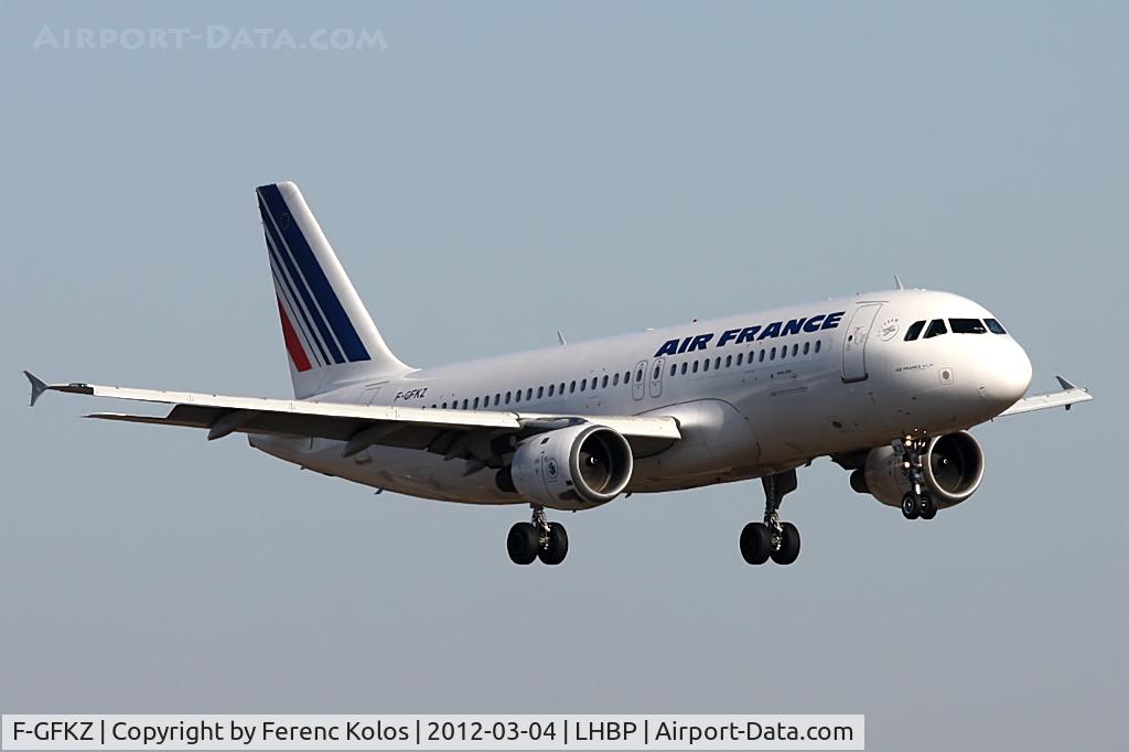 F-GFKZ, 1991 Airbus A320-211 C/N 0286, Ferihegy