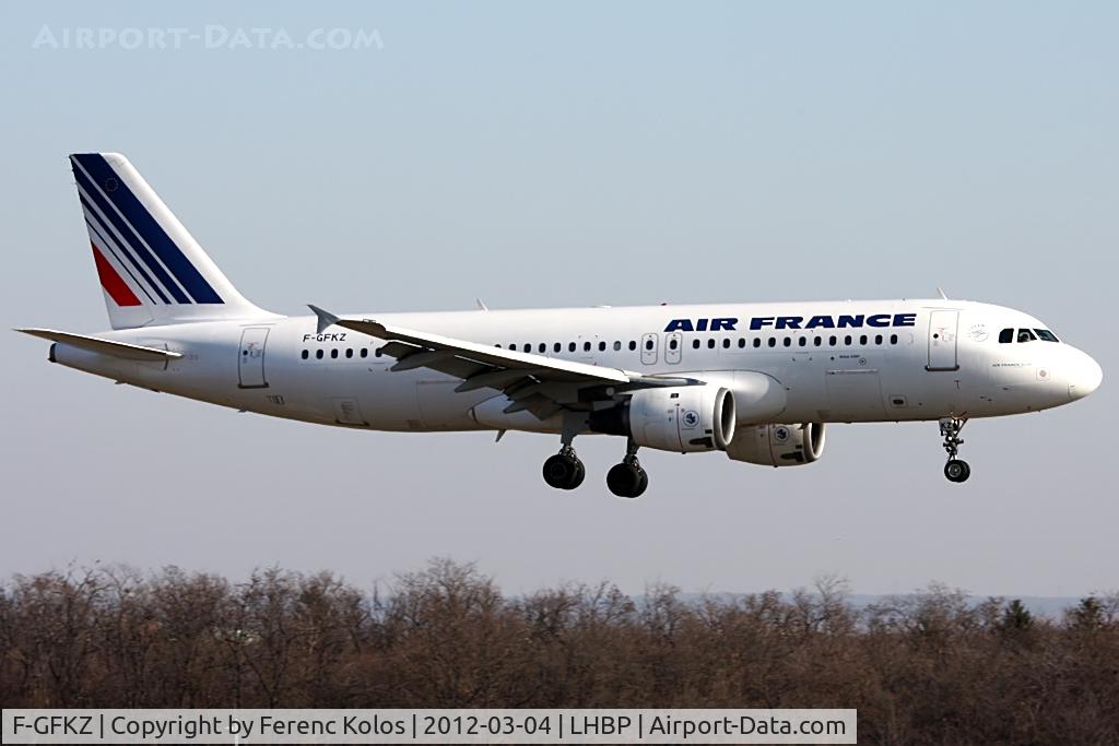 F-GFKZ, 1991 Airbus A320-211 C/N 0286, Ferihegy