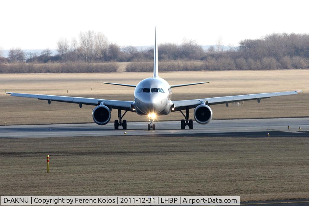 D-AKNU, 2005 Airbus A319-112 C/N 2628, Ferihegy