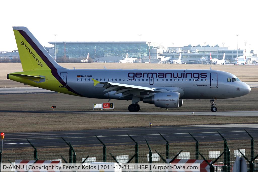 D-AKNU, 2005 Airbus A319-112 C/N 2628, Ferihegy