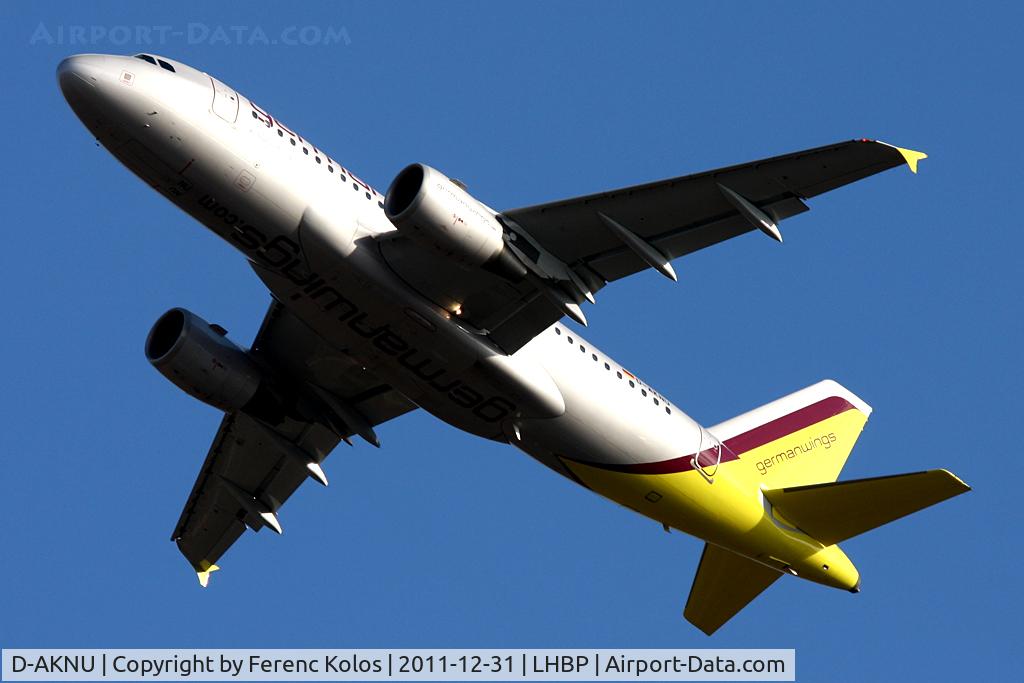 D-AKNU, 2005 Airbus A319-112 C/N 2628, Ferihegy