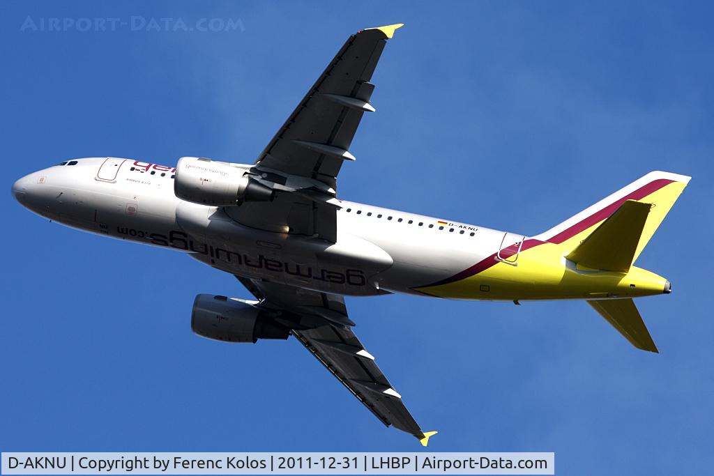 D-AKNU, 2005 Airbus A319-112 C/N 2628, Ferihegy