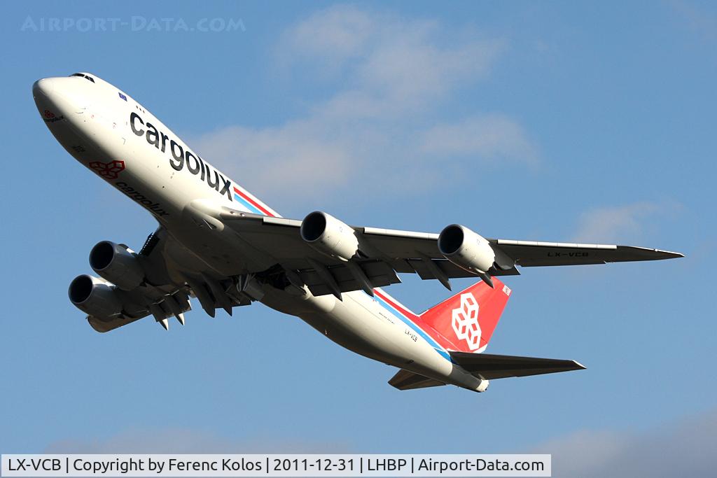 LX-VCB, 2010 Boeing 747-8R7F C/N 35806, Ferihegy