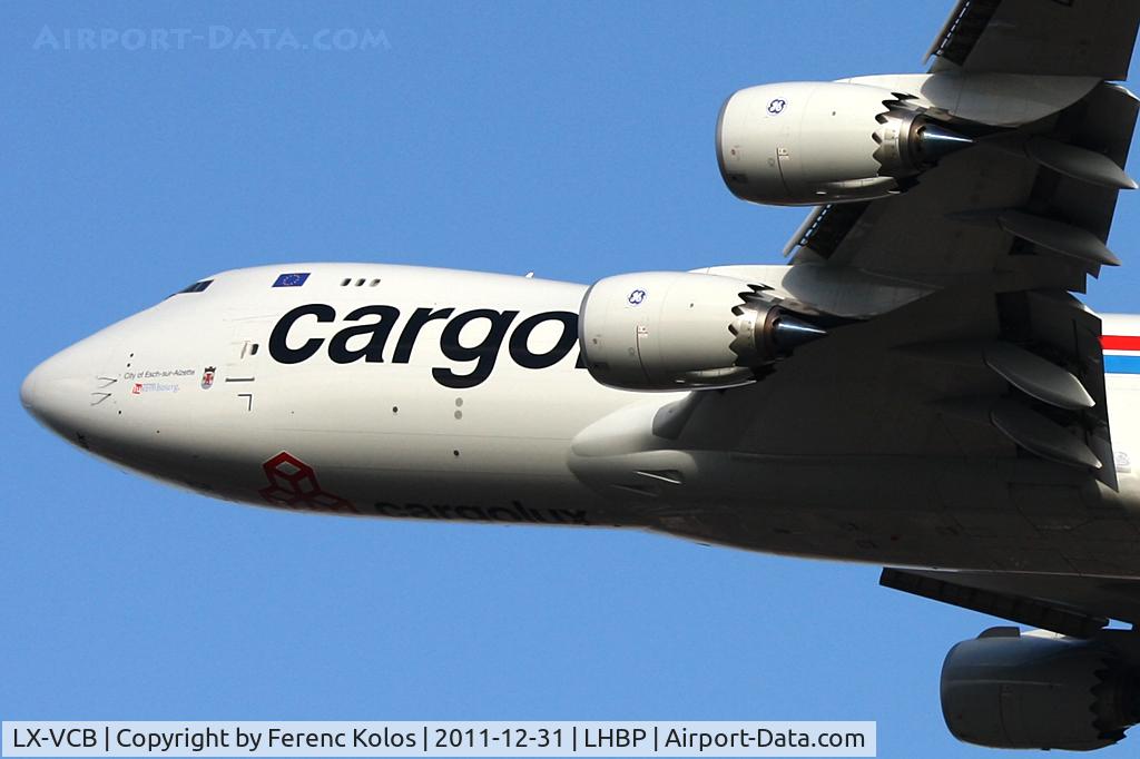 LX-VCB, 2010 Boeing 747-8R7F C/N 35806, Ferihegy