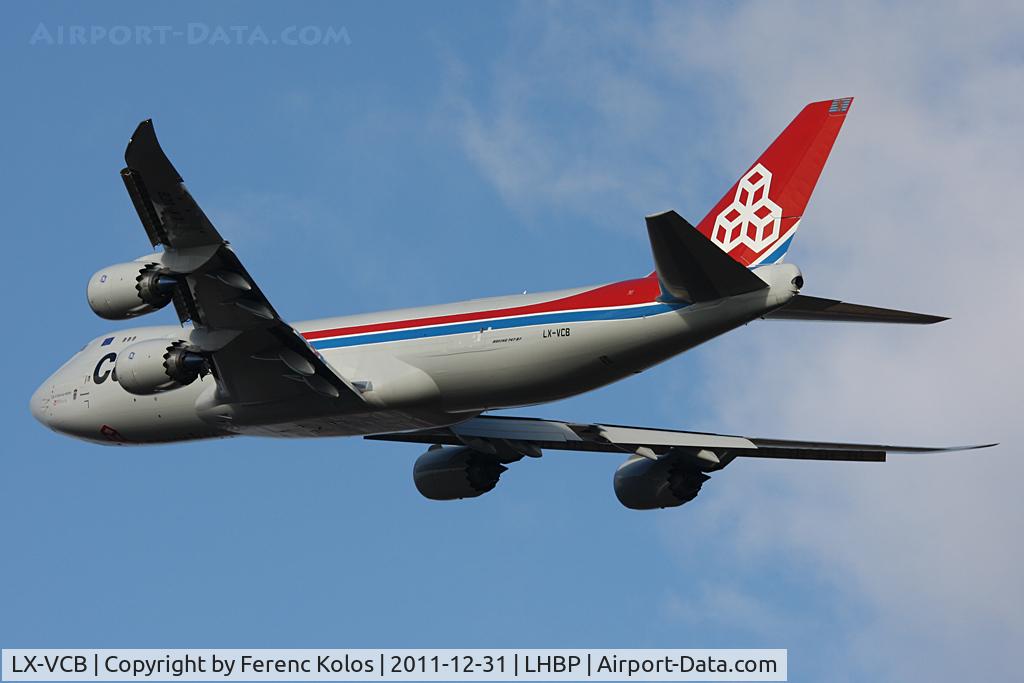 LX-VCB, 2010 Boeing 747-8R7F C/N 35806, Ferihegy