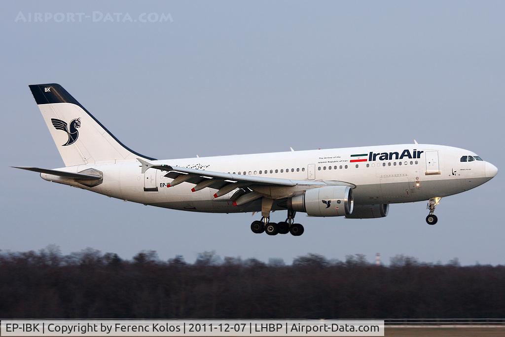 EP-IBK, 1993 Airbus A310-304 C/N 671, Ferihegy