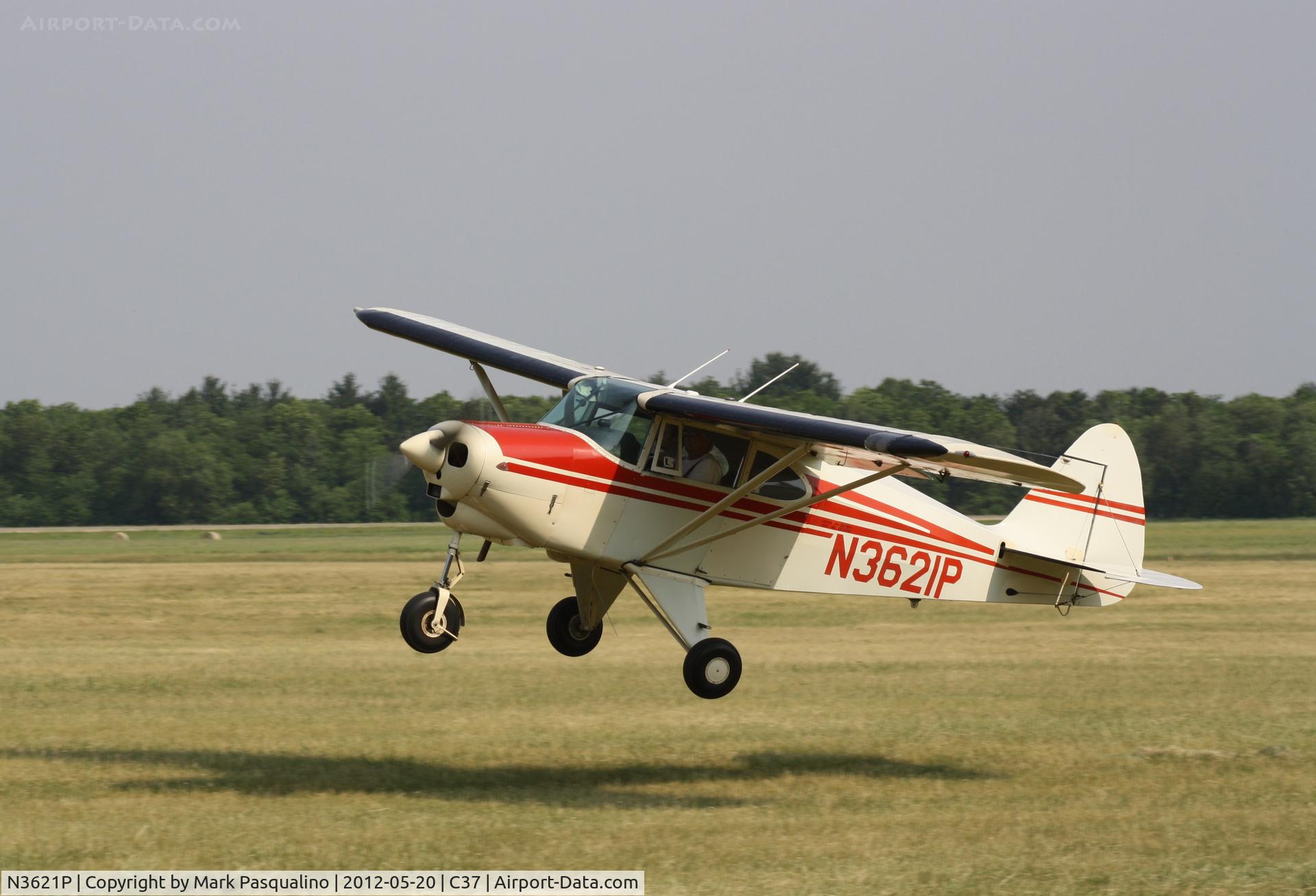 N3621P, 1955 Piper PA-22-150 C/N 22-3354, Piper PA-22-150