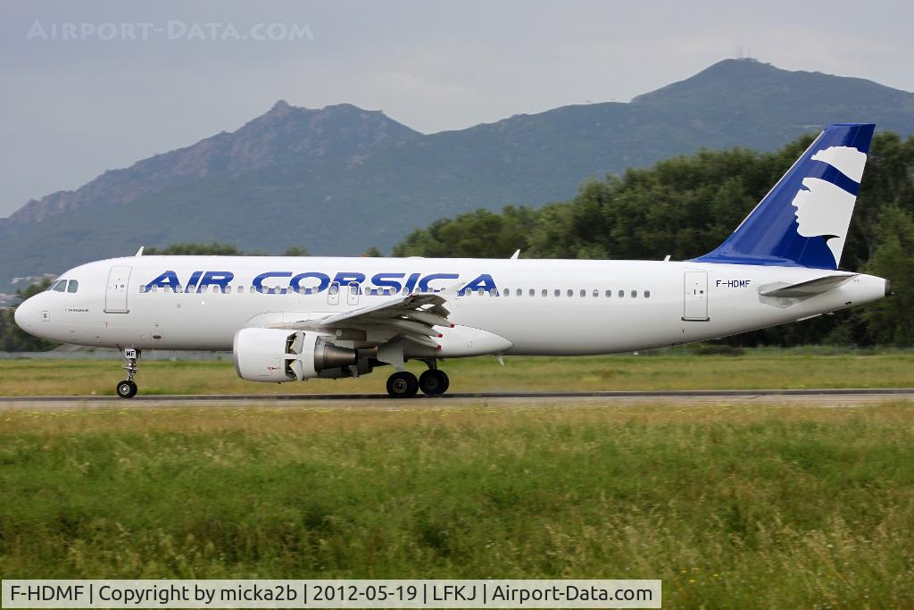 F-HDMF, 2010 Airbus A320-214 C/N 4463, Landing in 20 from Lyon