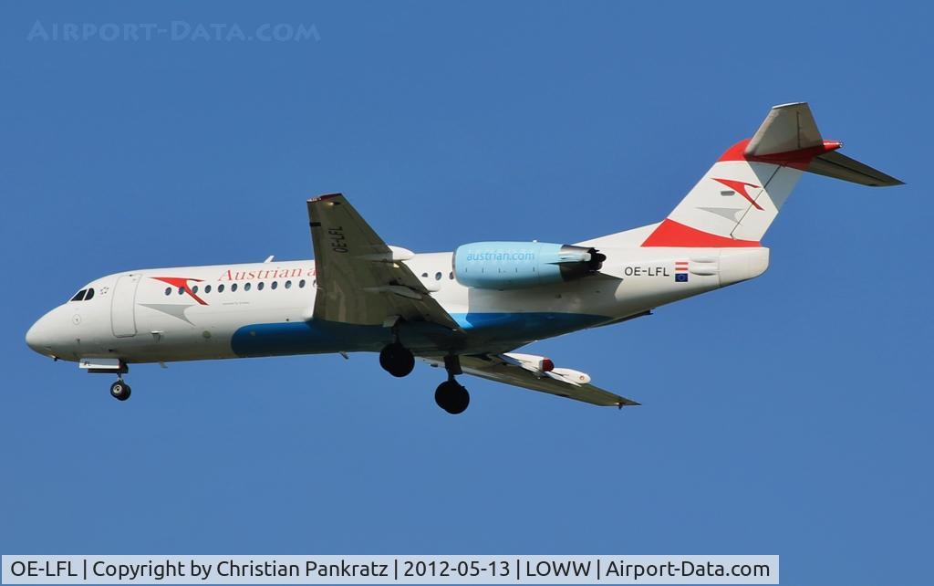 OE-LFL, 1995 Fokker 70 (F-28-0070) C/N 11573, Austrian Arrows