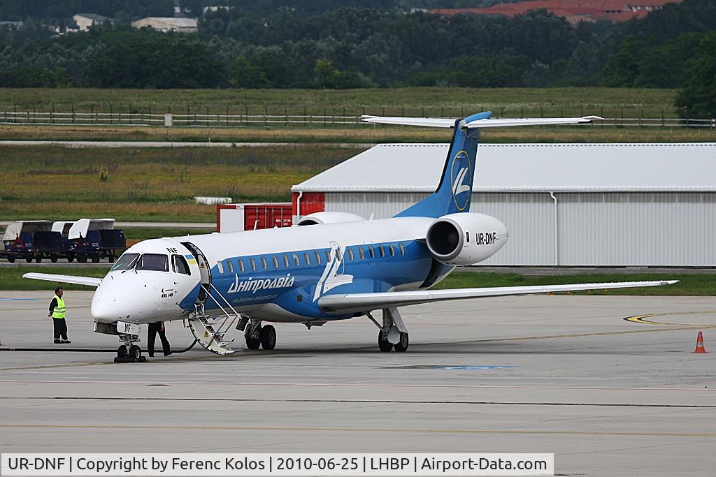 UR-DNF, 2001 Embraer EMB-145EU (ERJ-145EU) C/N 145404, Ferihegy