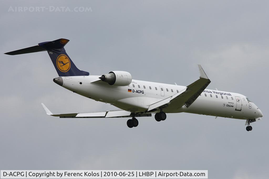 D-ACPG, 2002 Canadair CRJ-701ER (CL-600-2C10) Regional Jet C/N 10034, Ferihegy