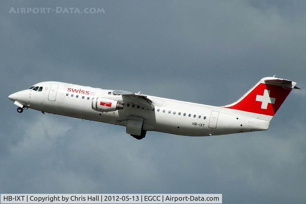 HB-IXT, 1995 British Aerospace Avro 146-RJ100 C/N E3259, Swiss European Airlines